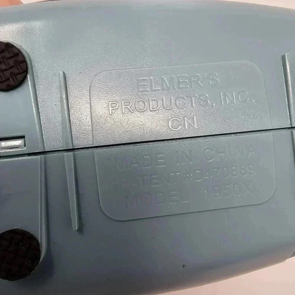 Vintage X-Acto Elmers Products Electric Blue Pencil Sharpener Model 1950X CN - Picture 4 of 5